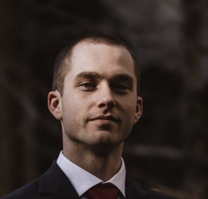 Short haired man portrait