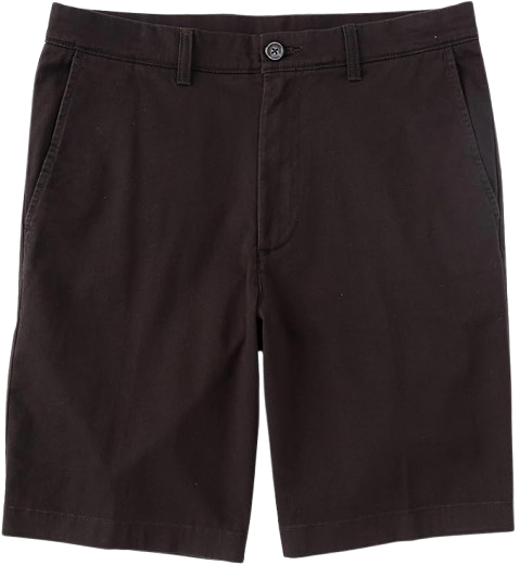 Men's Big and Tall Cotton Stretch Washed Chino Flat Front Shorts